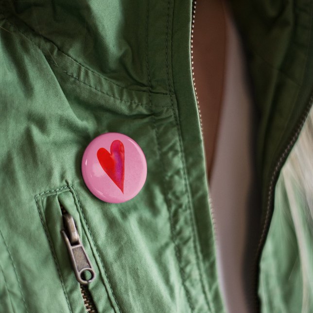 Simple watercolor heart  button (Creator Uploaded)