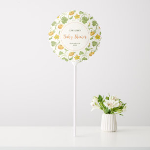 simple watercolor pumkin pattern balloon