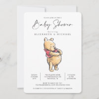 Winnie the pooh shop baby shower invitations