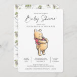Simple Watercolor Winnie the Pooh Baby Shower Invitation<br><div class="desc">Invite all your family and friends to your Baby Shower with these simple and modern Winnie the Pooh Baby Shower invitations. Personalize by adding all your shower details!</div>