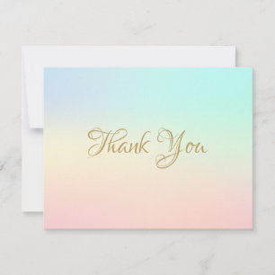 Simple Watercolour Blend Business Thank You Card