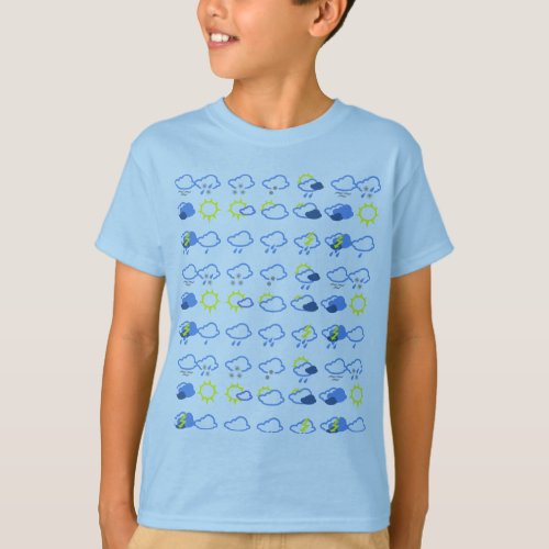simple weather symbols T_Shirt