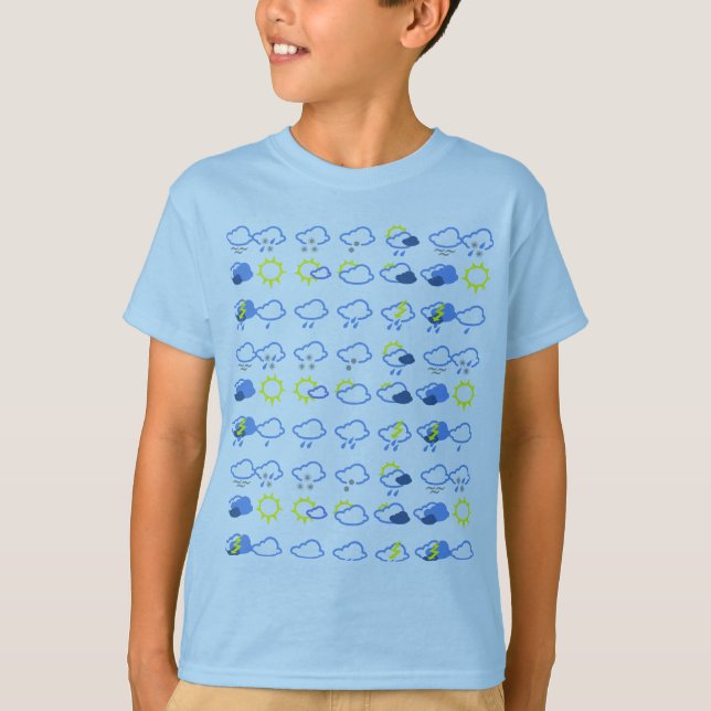 simple weather symbols T-Shirt (Front)