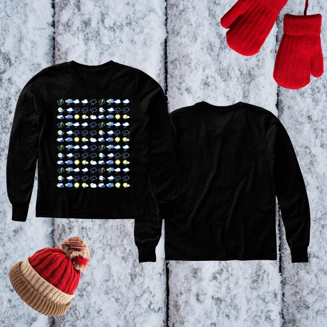 simple weather symbols Tri-Blend shirts (Creator Uploaded)