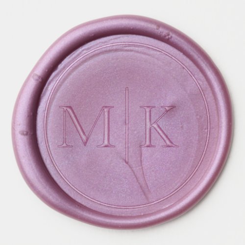 Simple Wedding Custom initials Wax Seal Sticker