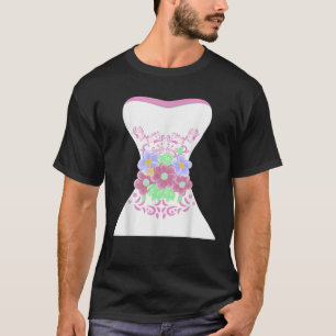 Simple Wedding Dress gift for Bridal Showers gift  T-Shirt