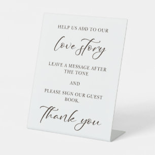 Simple Wedding Guest Book Sign – Minimalist Recept