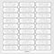 Simple wedding guests address labels 27 recipients
