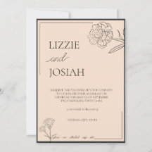 Simple Wedding Invitation 