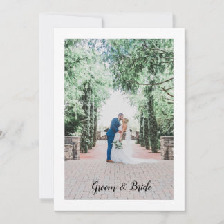 Simple Wedding Invite