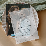 Simple Wedding Monogram Vellum Invitations<br><div class="desc">Simple Wedding Monogram Vellum Invitations. Click the personalize button to customize this design.</div>