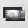 Simple wedding photography minimal typography business card