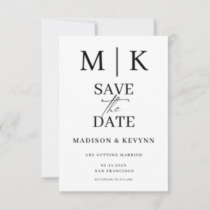 Simple Wedding Save The Date