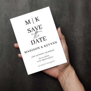 Simple Wedding Save The Date