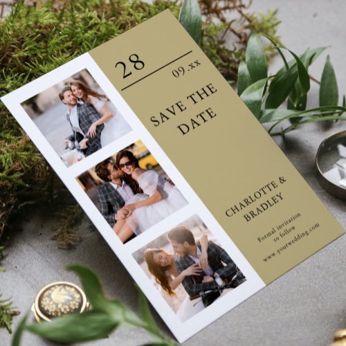 Simple Wedding Save The Date Photo Picture