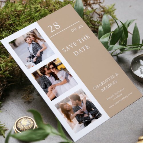 Simple Wedding Save The Date Photo Picture