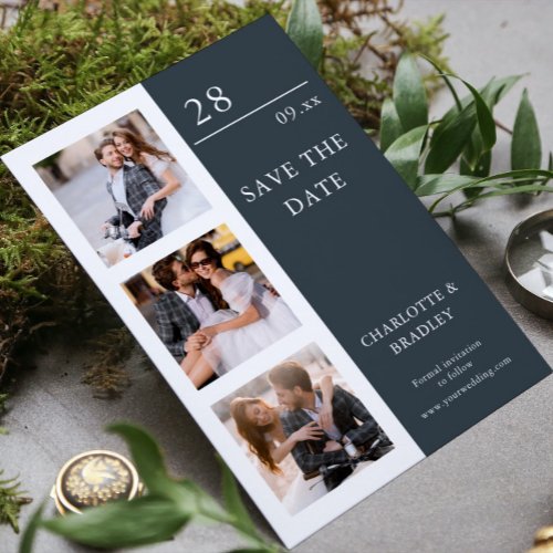 Simple Wedding Save The Date Photo Picture