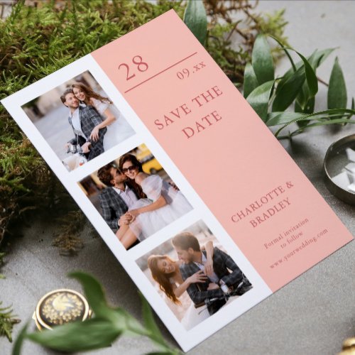 Simple Wedding Save The Date Photo Picture