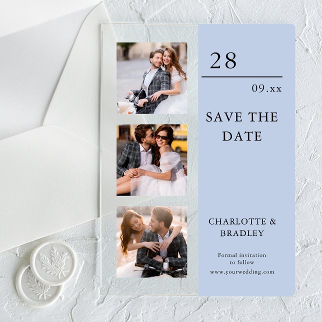 Simple Wedding Save The Date Photo Picture (Creator Uploaded)