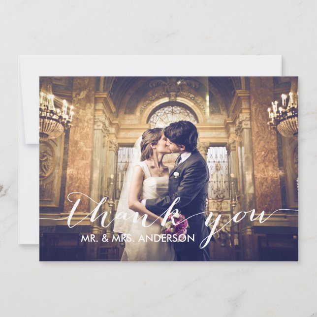 Simple Wedding Thank You (Front)