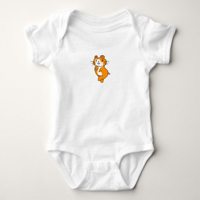 Simple Wee Hamster Baby Top (Front)