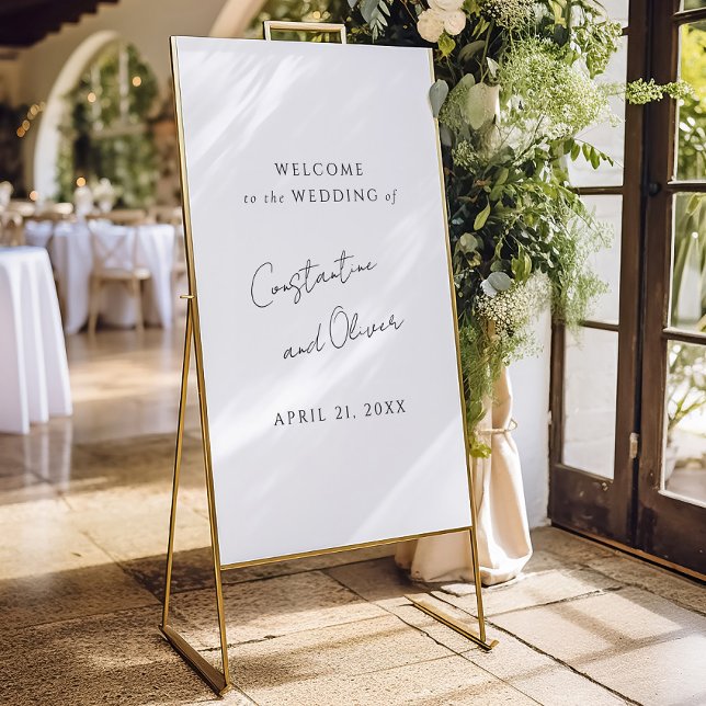 Simple Welcome Wedding Event Sign Minimal Decor  (Creator Uploaded)