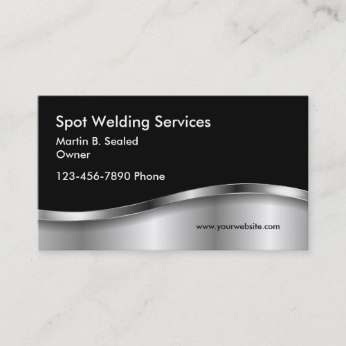 Simple Welding Business Cards