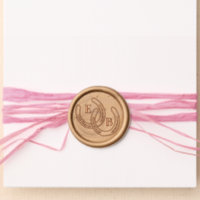 Simple Western Horseshoe Wedding Monogram