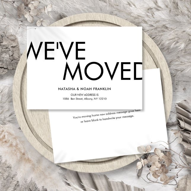 Simple We've Moved New Address Announcement (Simple We've Moved New Address Announcement)