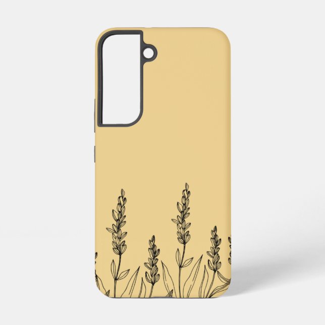 Simple Wheat Samsung Galaxy Case (Back)