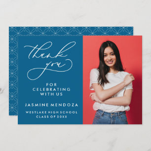 SIMPLE WHIMSICAL CALLIGRAPHY GRADUATION THANK YOU