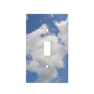 Simple Whimsical Cloud Photo Light Switch Cover