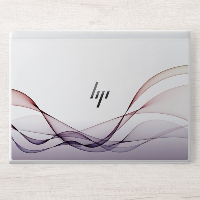 Simple White and Gold Marble 830 G6 HP Laptop Skin (Front)