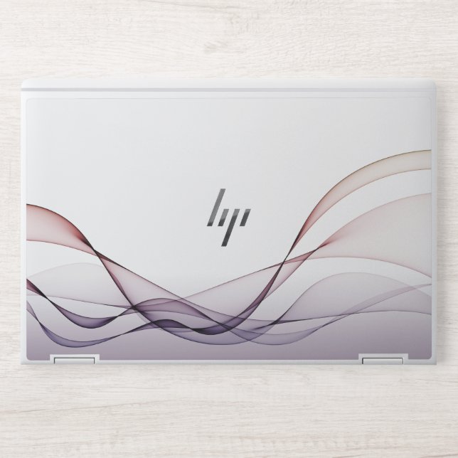 Simple White and Gold Marble Elitebook 1030 HP Laptop Skin (Front)