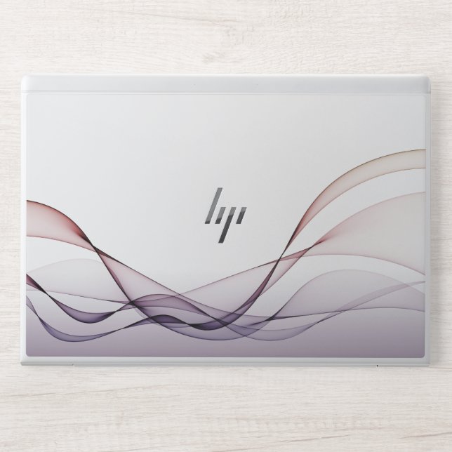 Simple White and Gold Marble Elitebook 840  HP Laptop Skin (Front)