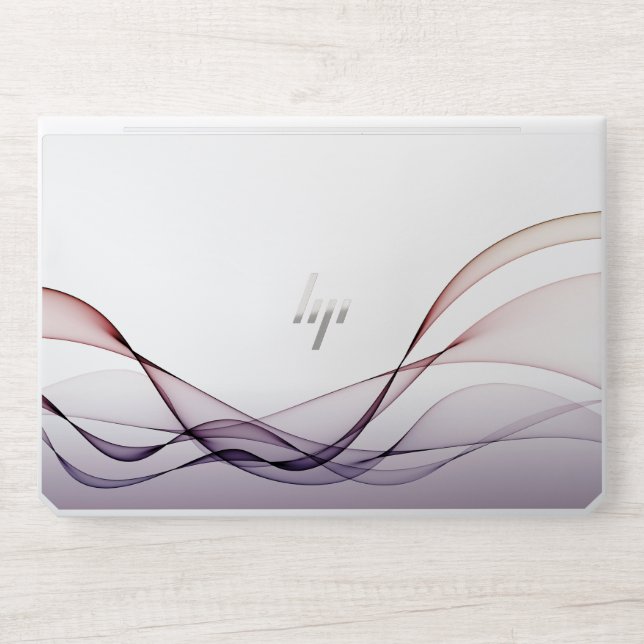 Simple White and Gold Marble Elitebook G1 HP Laptop Skin (Front)