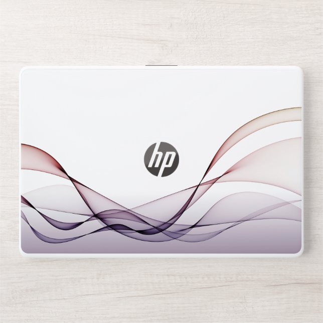 Simple White and Gold Marble Notebook G7 HP Laptop Skin (Front)