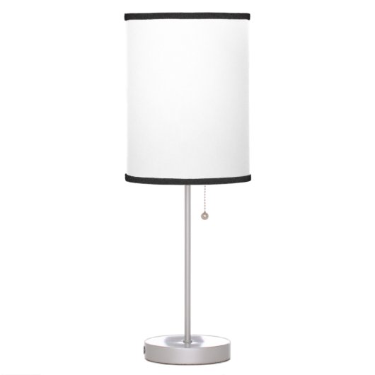 Simple White Authority® Table Lamp (Left)