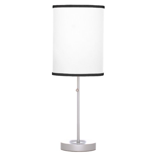 Simple White Authority® Table Lamp (Front)
