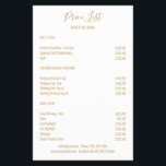 Simple White Beige Flyer<br><div class="desc">Modern, simple White Beige Flyer. Entworfen für Designer, Stylisten, Salons, Haare und Make-up Künstler, Nails und Lash Künstler, Wellness-Center und mehr.</div>