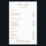 Simple  White Brown Flyer<br><div class="desc">Modern,  simple White Brown Flyer. Entworfen für Designer,  Stylisten,  Salons,  Haare und Make-up Künstler,  Nails und Lash Künstler,  Wellness-Center und mehr.</div>