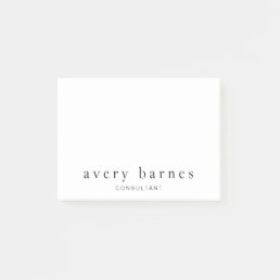 Simple White Creative Professional Modern Post-it Notes