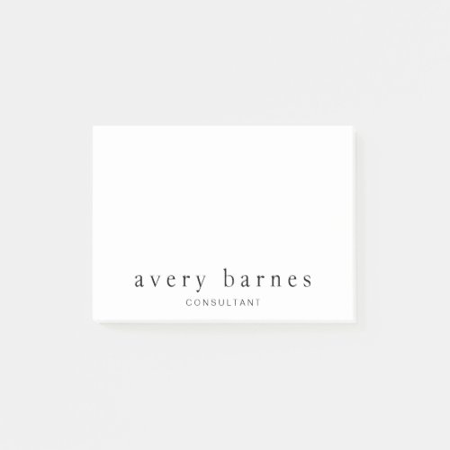 Simple White Creative Professional Modern Post_it Notes