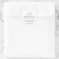 Simple White Custom Product Ingredient Label | Zazzle