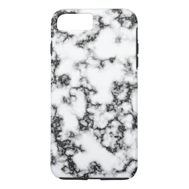 Simple White Gray Marble Texture Personalized Case-Mate iPhone Case (Back)