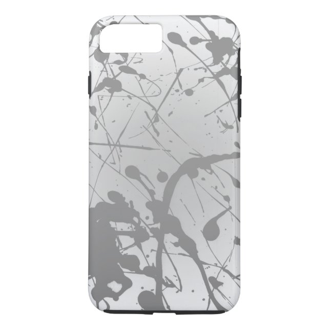 Simple White Gray Ombre Plain Personalized Case-Mate iPhone Case (Back)