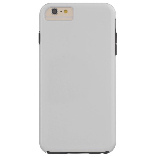Simple White Gray Ombre Plain Personalized Case-Mate iPhone Case (Back)
