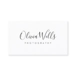 Simple White Handwritten Script Social Media Icons Business Card Simple White Handwritten Script Social Media Icons Business Card