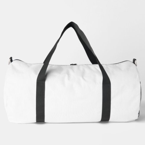 Simple White Large Duffel Bag _ Duffel Bags