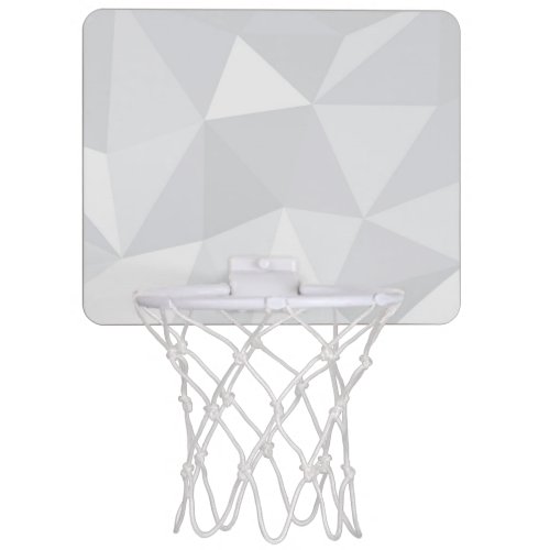Simple white modern trendy cool illustration mini basketball hoop